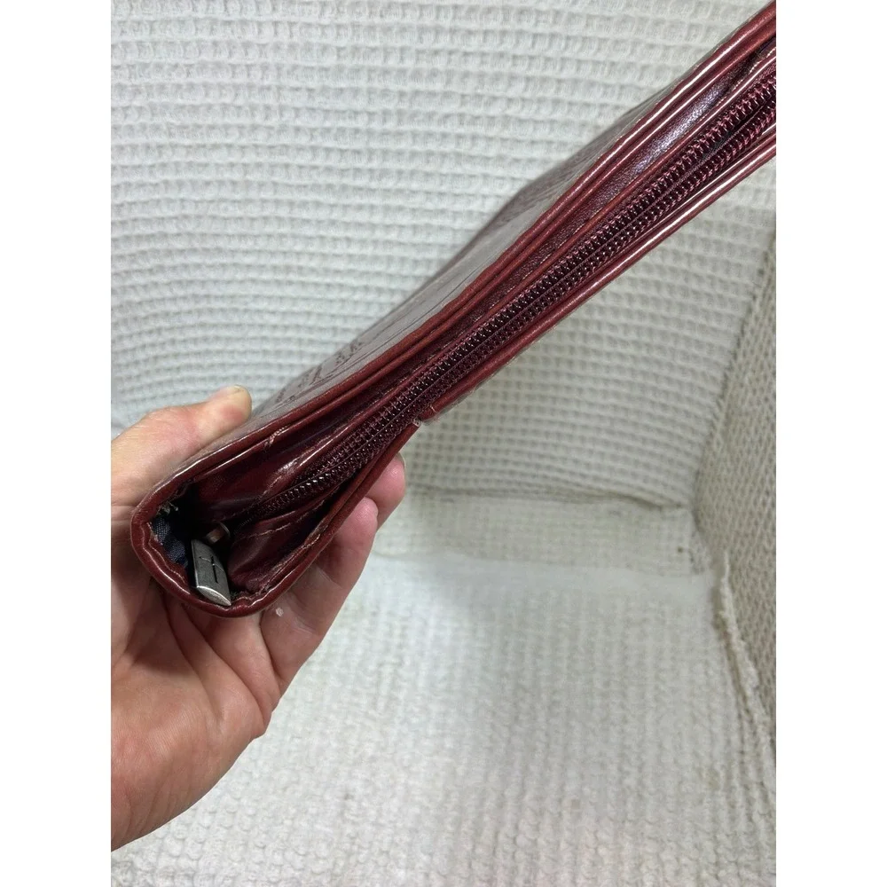 Christian Religious Christian Art Gifts Bible Cover Large Burgundy Brown BBL680
